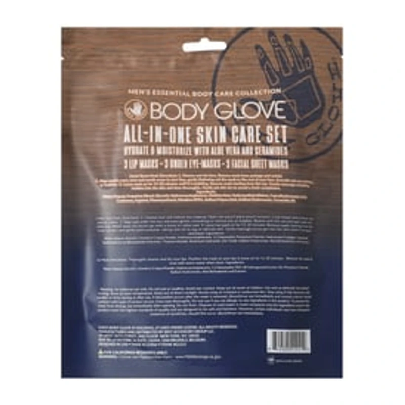 Body Glove Men's Essential All-In-One Skin Care Set