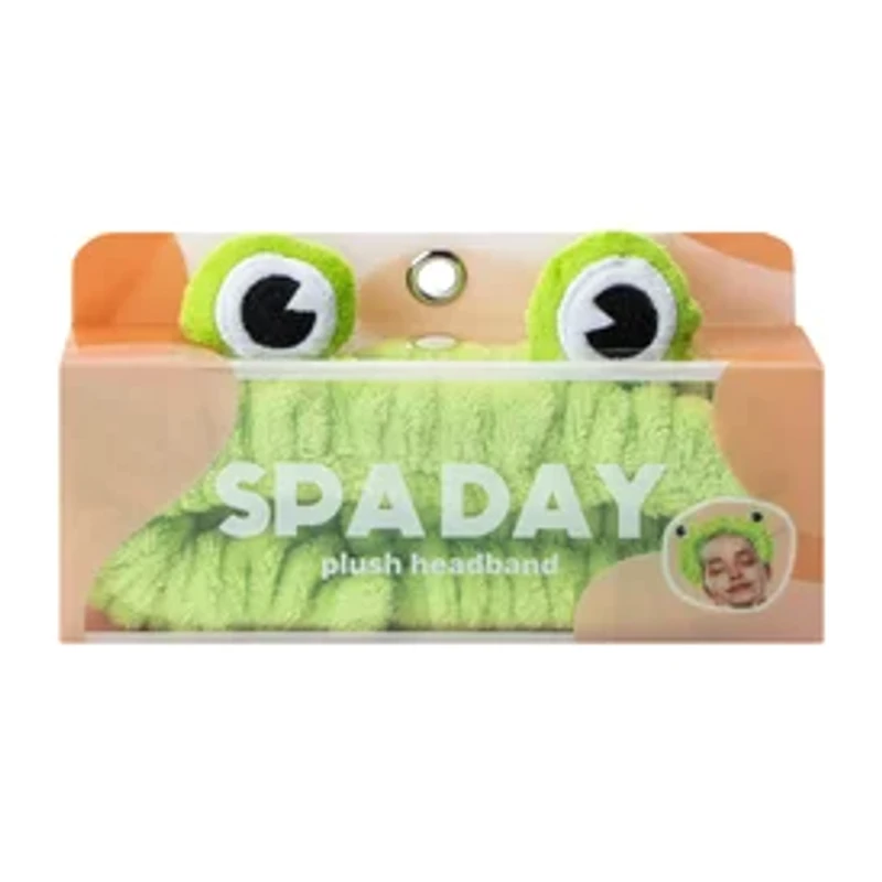 Spa Day Frog Plush Headband