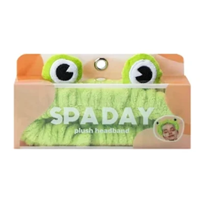 Spa Day Frog Plush Headband