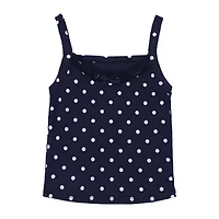 Juniors Polka Rib Tank Top