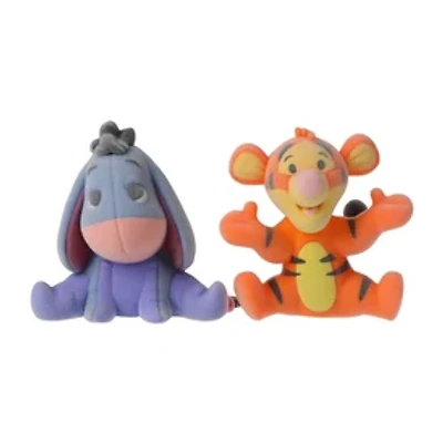 Disney Winnie The Pooh Flocked Figures 2-Pack