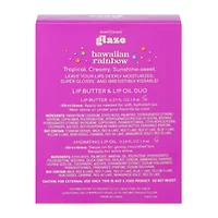Glaze Hawaiian Rainbow Lip Butter & Oil Duo Set