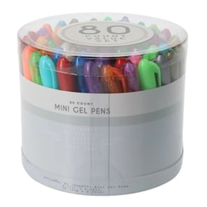 Mini Gel Pens 80-Pack