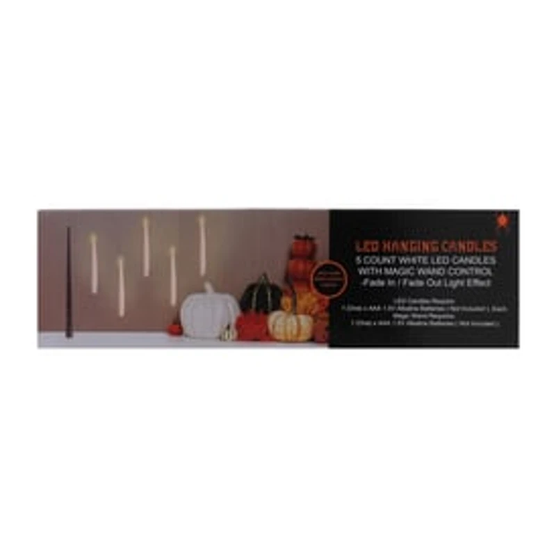Halloween LED Hanging Candles Set