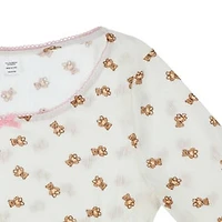 Juniors 3-Piece Pointelle Pajama Set