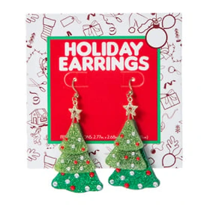 Holiday Earrings - Christmas Tree