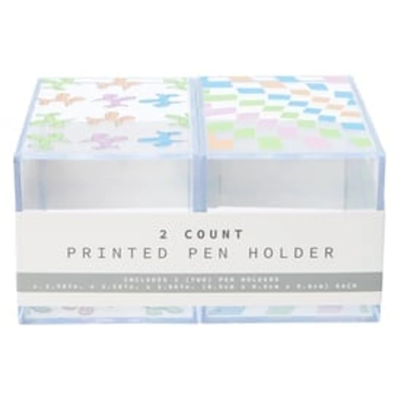 Novelty Printed Pen Holder 2-Count