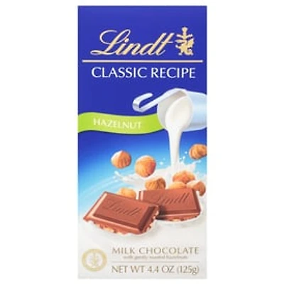 Lindt® Classic Recipe Hazelnut Milk Chocolate Bar 4.4oz