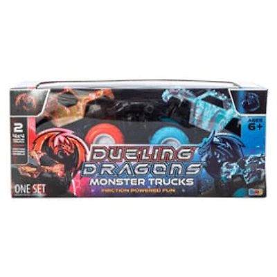 Dueling Dragons Monster Truck Toys 2-Pack