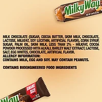 MILKY WAY Candy Milk Chocolate Bar, Share Size, 3.63 Oz