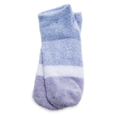 Ladies Cozy Plush Pattern Ankle Socks, 1 Pair
