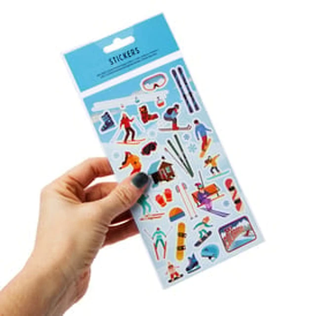 Winter Stickers, 4 Sheets