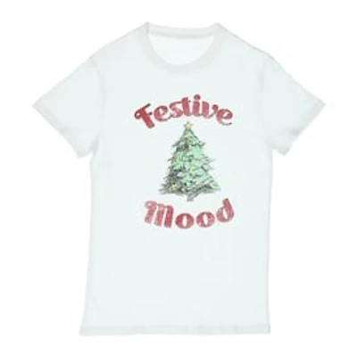 'Festive Mood' Graphic Tee - Extra Large