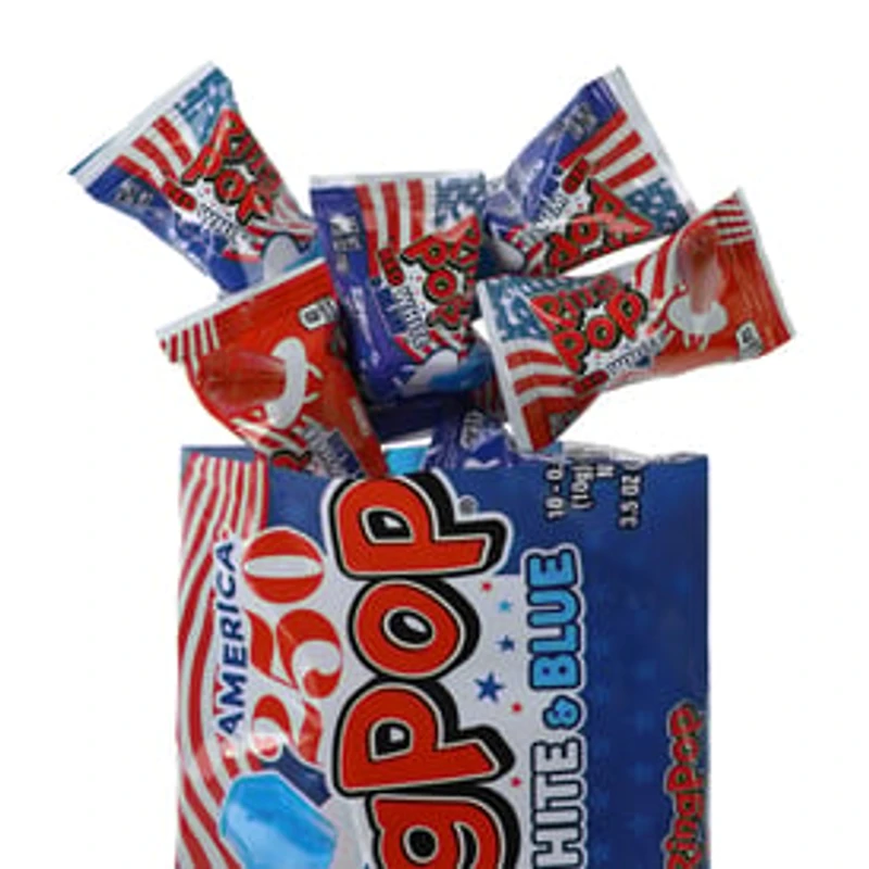 Ring Pop® Limited Edition America 250 Red White & Blue Candy 10-Pack 3.5oz