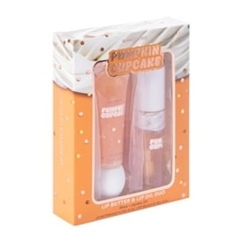 Pumpkin Cupcake Lip Butter & Oil Duo Set