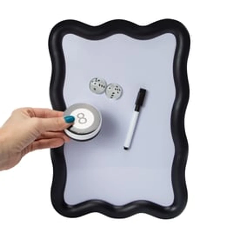 Wavy Shape Memo Dry Erase Board 10.04in x 14.57in