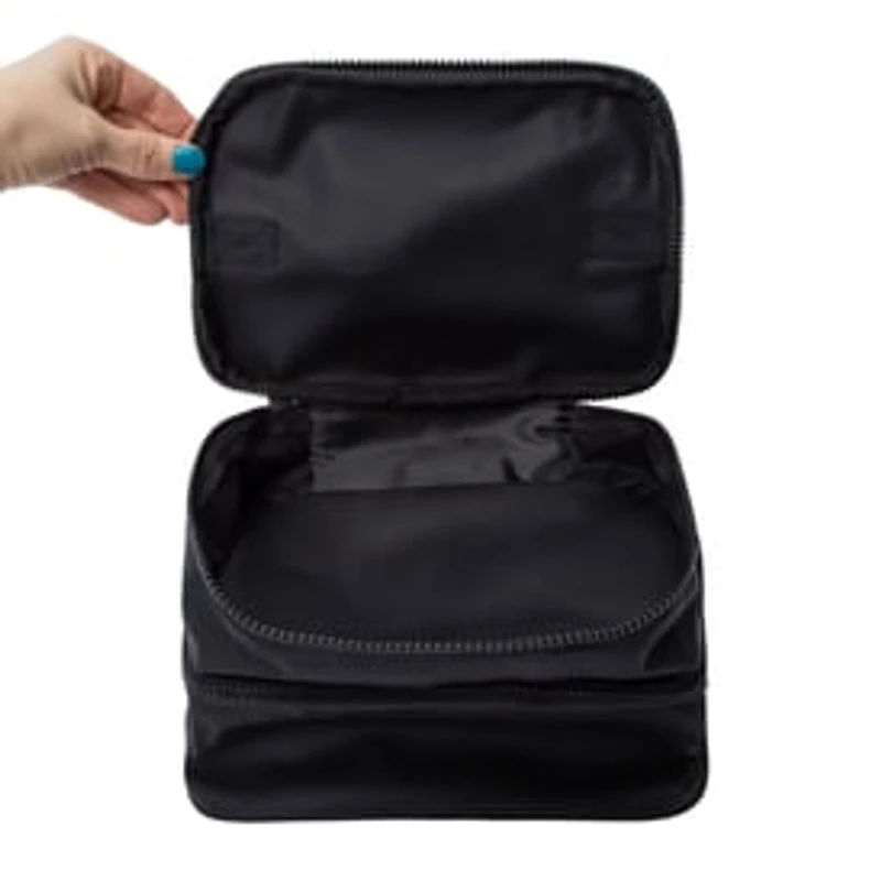 Jelly Cosmetic Dual Compartment Bag