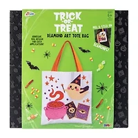 Grafix® Trick Or Treat Diamond Art Tote Bag Set