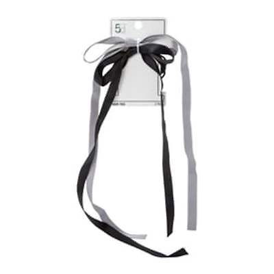 Satin Bow Hair Ties 2-Count