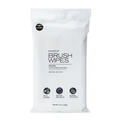 Makeup Brush Wipes 30-Count 5.3oz