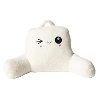 Winky Face Bed Rest Pillow 33in x 17in