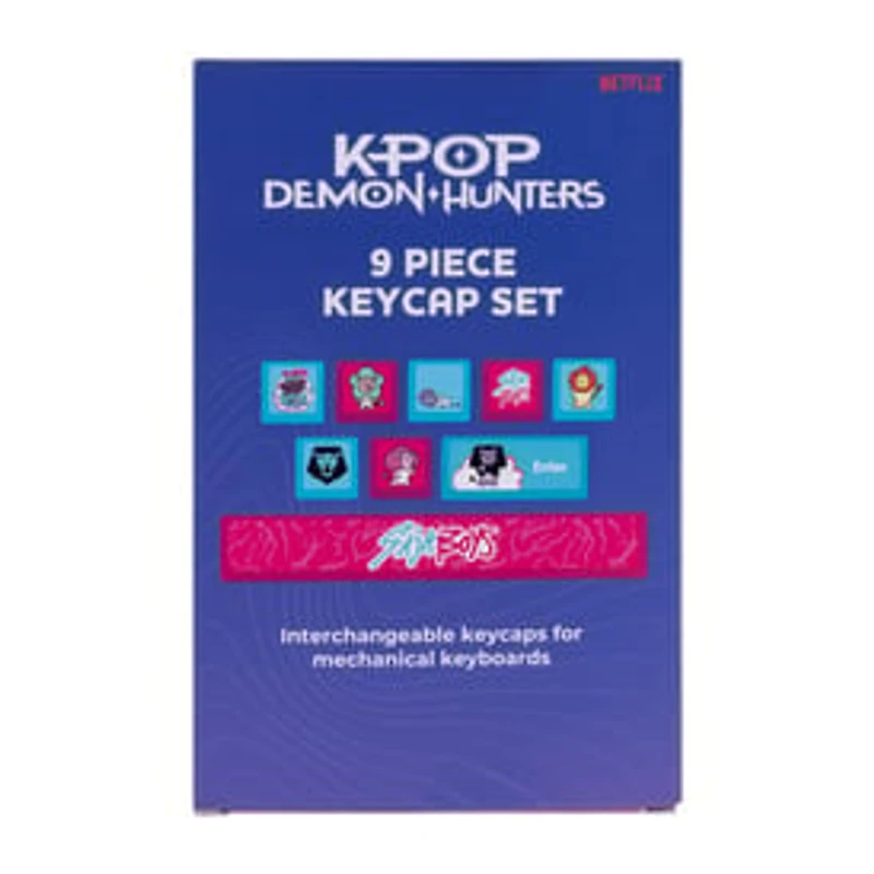 KPop Demon Hunters Keycap Set 9-Pack