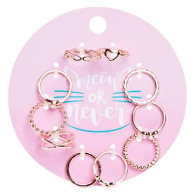 Cat's Meow Gold Rings 10-Pack