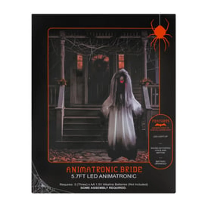 Halloween Animatronic Bride 5.7ft.