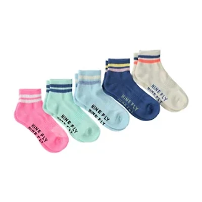 Juniors Performance Quarter Socks 5-Pairs