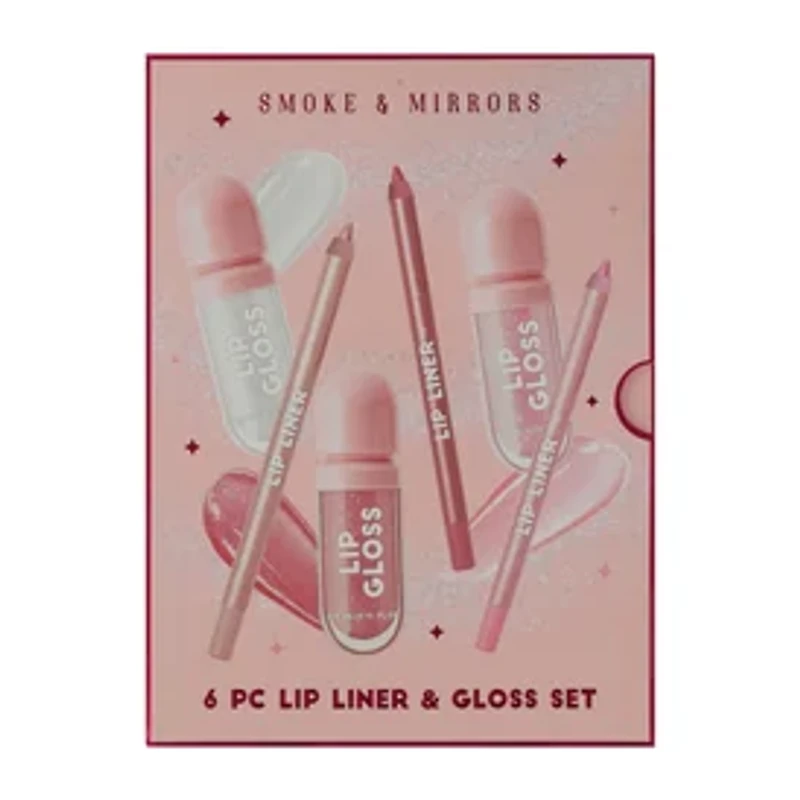 Smoke & Mirrors Lip Liner & Gloss Set 6-Pack