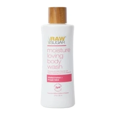 Raw Sugar® Travel Size Body Wash 3oz - Watermelon & Fresh Mint