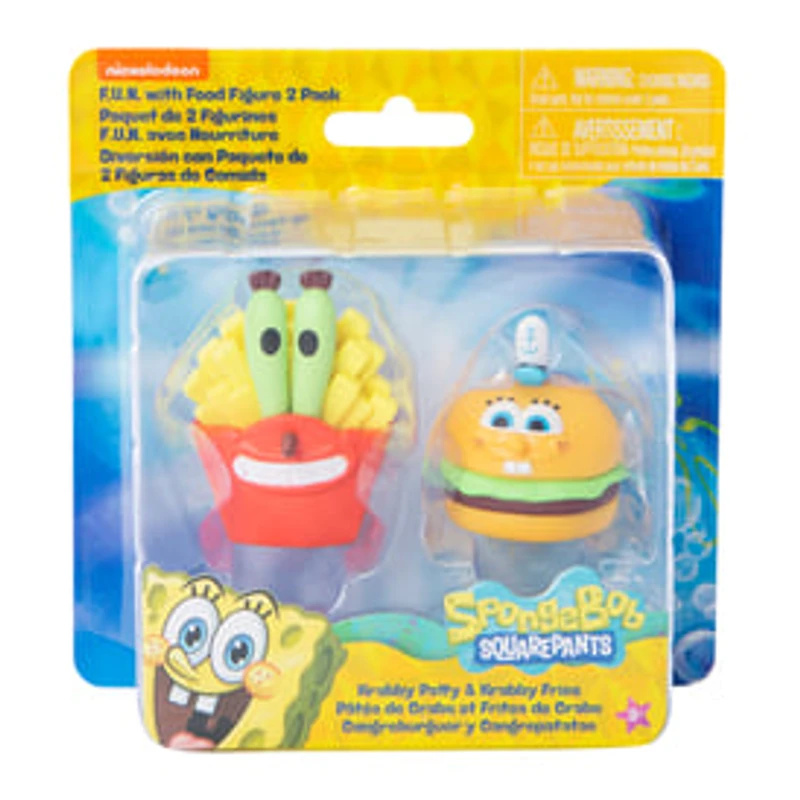 Spongebob Squarepants™ Food Figures 2-Count