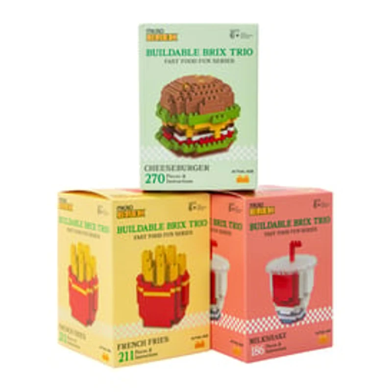 Micro Brix Buildable Trio 3-Pack