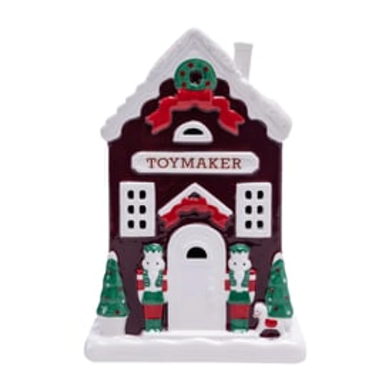 Christmas Ceramic Toymaker House Décor