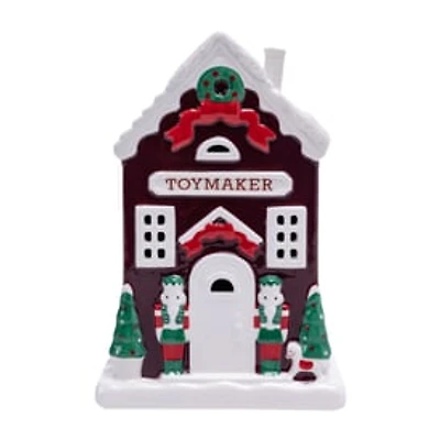 Christmas Ceramic Toymaker House Décor