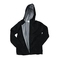Young Men's Black Windbreaker Jacket