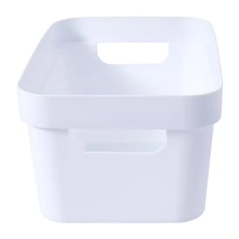 Medium White Storage Bin