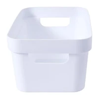 Medium White Storage Bin