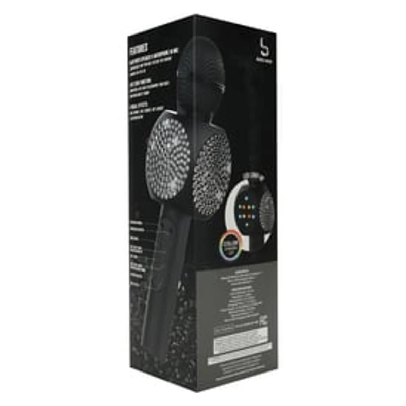 Bluetooth® Karaoke LED Bling Mic With Speaker