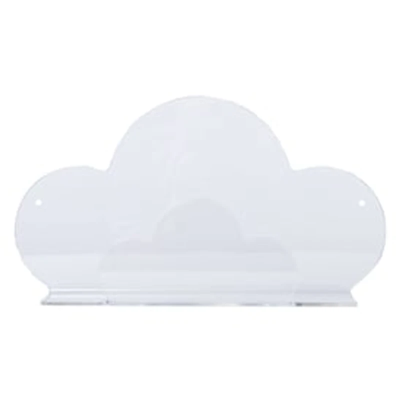 Clear Cloud Shelf 12in