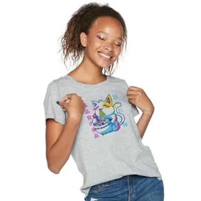 Noodle Cat Graphic Tee - Xl