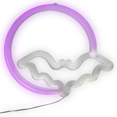 Halloween LED Neon Light - Bat & Moon