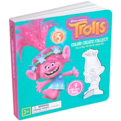 Trolls Coloring & Pop-Out Book