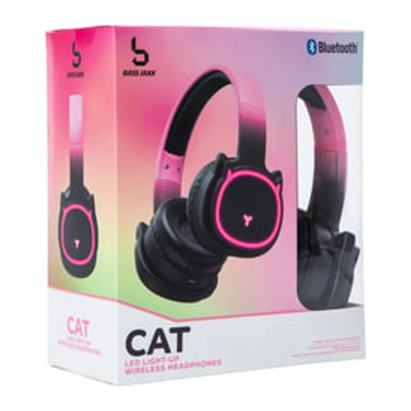Novelty Shape LED Light-Up Wireless Headphones