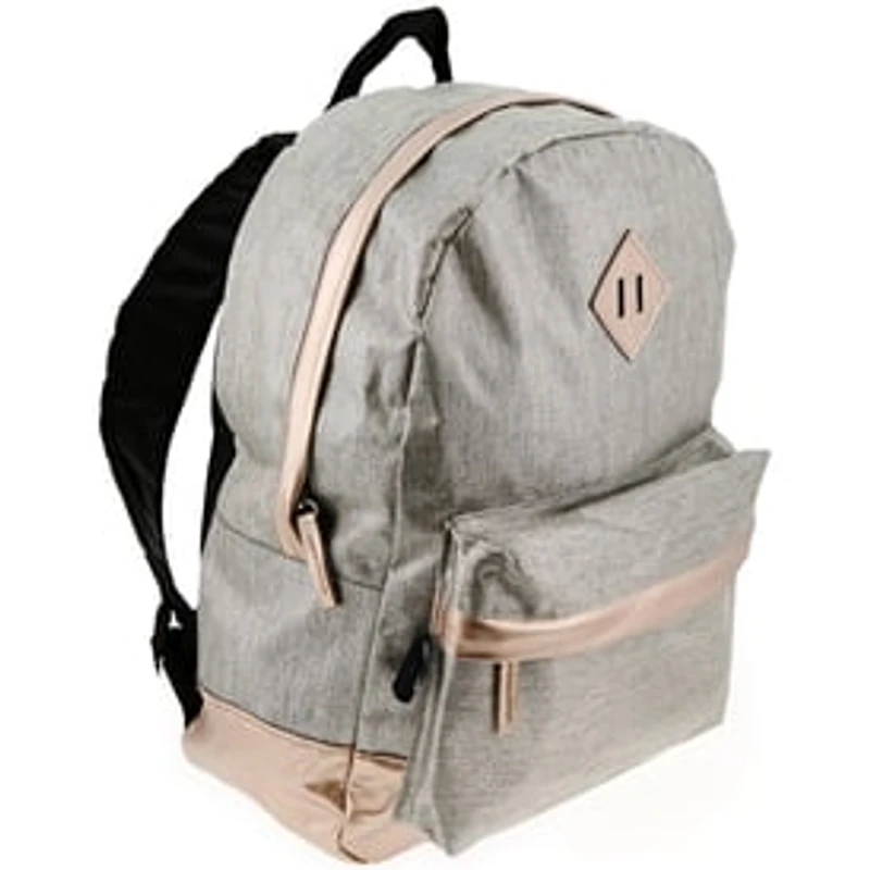 Metallic Polyester Backpack 16in