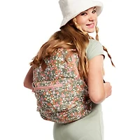 Printed Canvas Backpack 16in