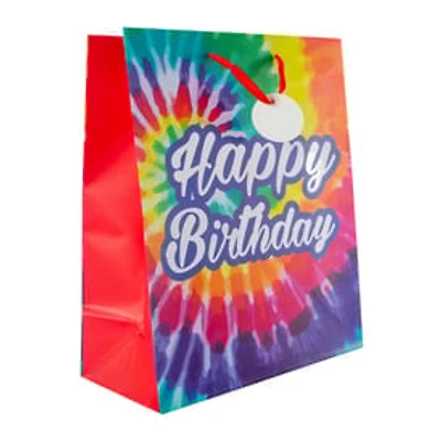 Groovy Birthday Gift Bag 12.75in x 10.37in