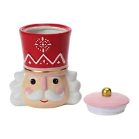 Christmas Nutcracker Ceramic Cookie Jar