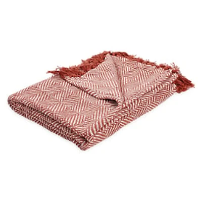 Diamond Cotton Throw Blanket 50in x 60in