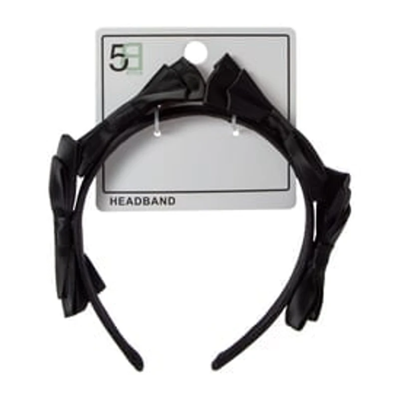 Black Bow Headband